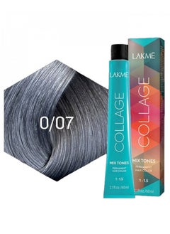 Lakme Collage Mixtone Hair Color 07/0 Silver 60ml