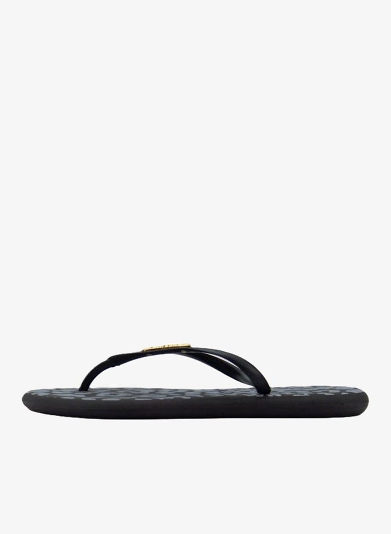 Voices Boat Animal  Women'S Flip Flops With Printed Sole Design And Matching Brand Design Strap - Black - Image 3