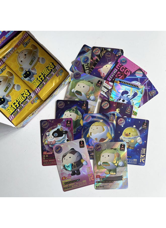 Generic - A Whole Box Of Egg Kapibalaka Flash Card Flash Card UR Card SSR Card Colorful Original God Animation Yuan Dream Star-Color:Genshin Impact 32 Bags/box (2 Types Of Packaging Boxes Are Sent Randomly) - Image 1