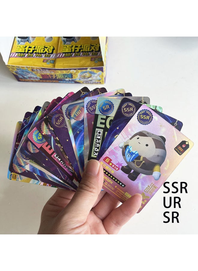 Generic - A Whole Box Of Egg Kapibalaka Flash Card Flash Card UR Card SSR Card Colorful Original God Animation Yuan Dream Star-Color:Genshin Impact 32 Bags/box (2 Types Of Packaging Boxes Are Sent Randomly) - Image 1