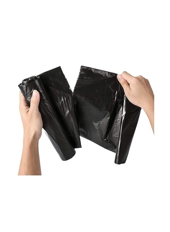 30-Pieces Drawstring Garbage Bag Roll for Garbage Bin/Dust Bin/Waste Basket/60 Gallons/30 Bags/95x115 cm Black - Image 3