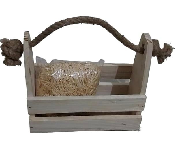 Glitz سلة هدايا خشبية - Image 1