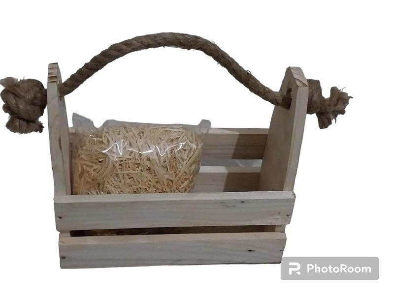 Glitz سلة هدايا خشبية - Image 3