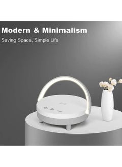 NAFO LED Night Light Table Lamps, Music Lamp Wireless Charger Portable Bluetooth Speaker Touch Lamp, Portable Bluetooth Speaker, Wireless Charging Nightstand Lamp ,Birthday Gifts for Women, Men, Dad, Mom  - Image 3