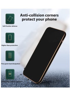 TEAM LUXURY Samsung Galaxy S22 Ultra Black Mobile Phone Case Cover, Luxury Plating Soft Back Cover, Raised Full Camera Protection  - Image 4
