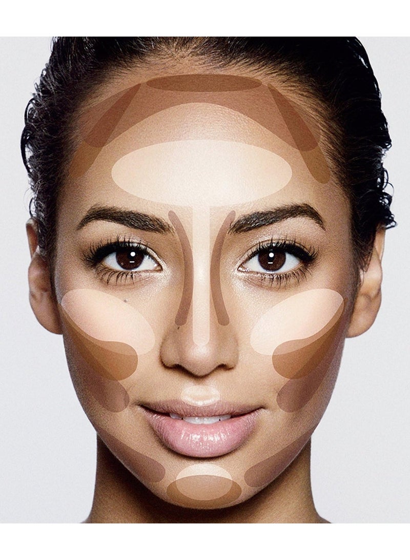 CoverGirl TruBlend Contour Palette Deep 0.28oz | Face Contour & Highlight Makeup Kit | Sculpt, Define & Blend | Long-Lasting Smooth Finish - Image 2