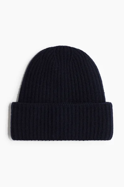 اتش اند ام Ribbed Wool-Blend Hat