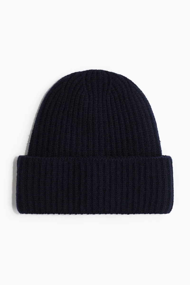 H&M Ribbed Wool-Blend Hat