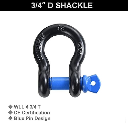 REYSUN 864058HP Trailer Hitch Tri Ball Mount and 360 Swival Tow Shackle, Fits for 2 Inch Receiver, Hitch Pin Included… - Image 4