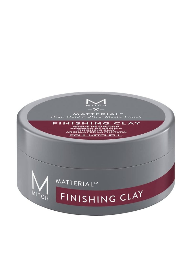 Mitch MITCH by Paul Mitchell Matterial Finishing Clay for Men, High Hold, Ultra-Matte Finish, For All Hair Types, 3 oz.  - Image 4