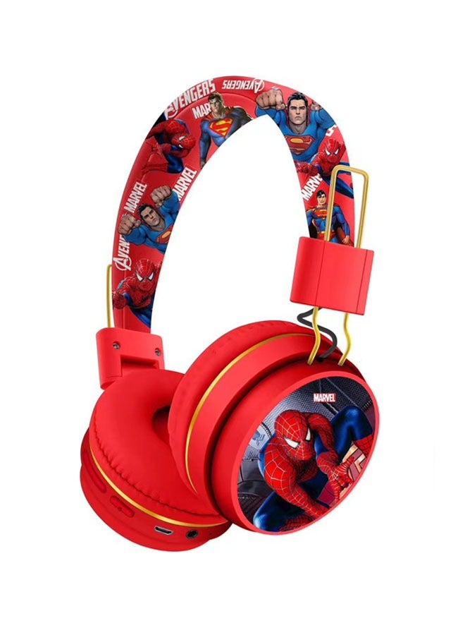 Upgraded Spider-Man pattern Bluetooth wireless headset for children, noise-cancelling wireless headset for children, suitable for TF card, mobile phone, tablet computer - Image 1