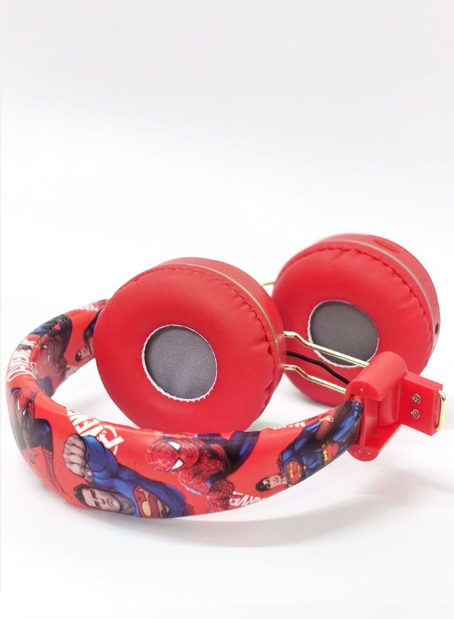 Upgraded Spider-Man pattern Bluetooth wireless headset for children, noise-cancelling wireless headset for children, suitable for TF card, mobile phone, tablet computer - Image 5