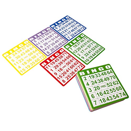 Yuanhe 100 Bingo Game Cards - Disposable Reusable Paper Sheets for Kids Party School Classroom Family Gathering Activity Casino Trip - Image 4