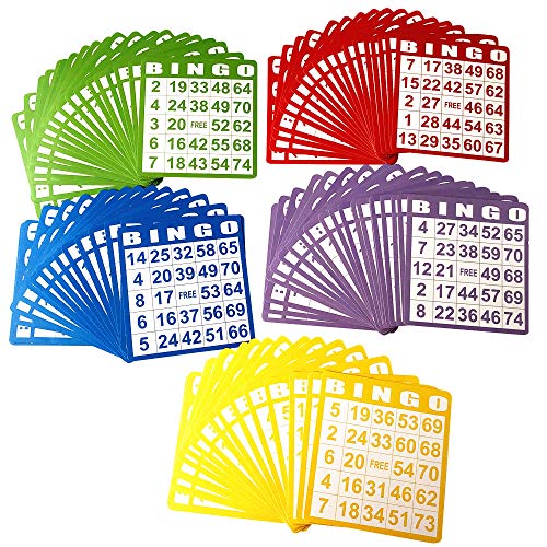 Yuanhe 100 Bingo Game Cards - Disposable Reusable Paper Sheets for Kids Party School Classroom Family Gathering Activity Casino Trip - Image 2