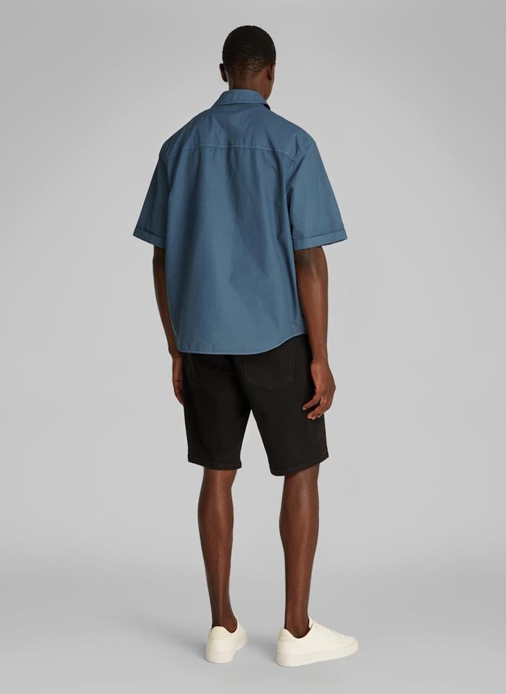 Calvin Klein Jeans Garment Dye Cotton Short Sleeve Shirt  - Image 2
