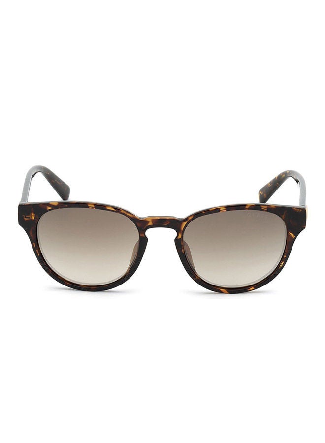 GUESS Unisex Round Sunglasses with Green Lenses - GU6970 52P 51mm - Image 2