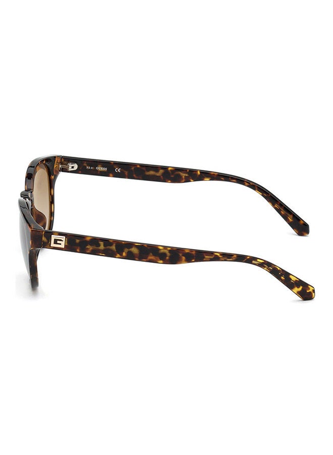 GUESS Unisex Round Sunglasses with Green Lenses - GU6970 52P 51mm - Image 4