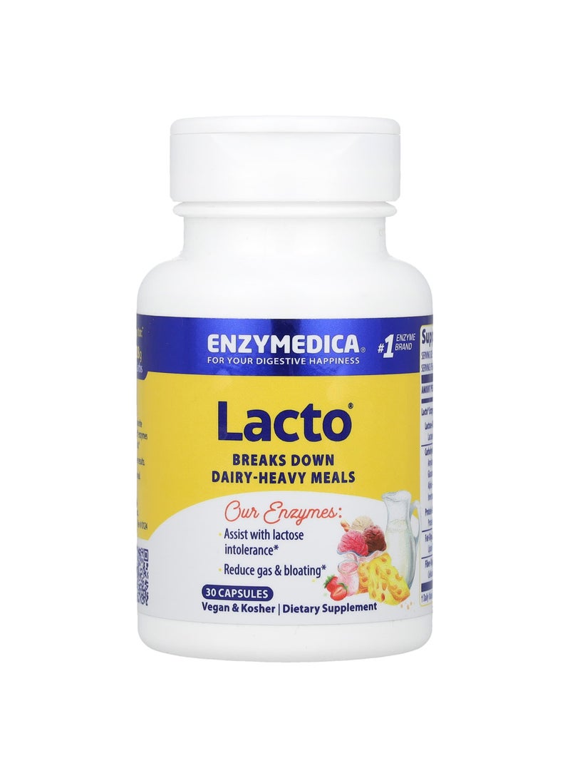 ENZYMEDICA Lacto, 30 Capsules
