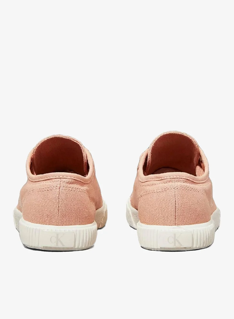 Calvin Klein Dusty Coral Canvas Low Profile Trainers for Women | Best Price UAE