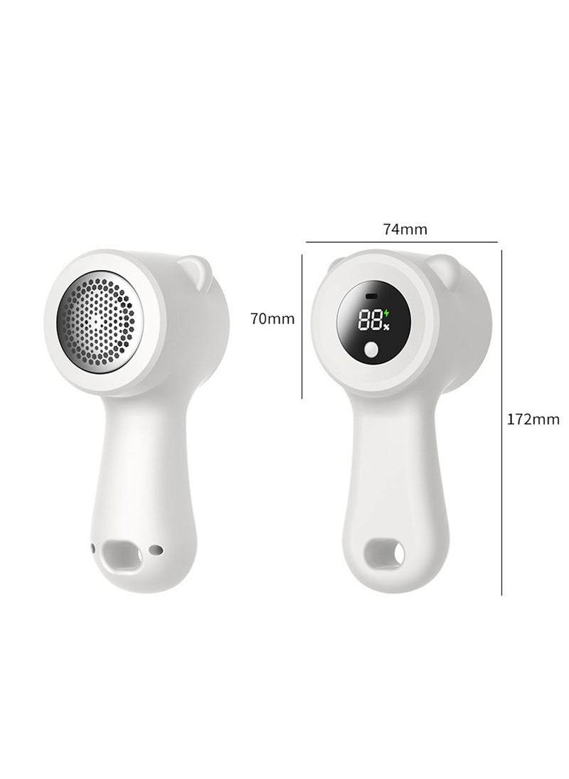 Generic - Portable Electric Lint Remover, Rechargeable Fabric Shaver with LED Display for Various Fabrics, HAIRBALL TRIMMER - Image 1