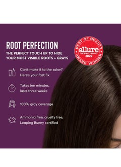 Madison Reed Madison Reed Root Perfection Permanent Root Touch Up, Dark Brown 5N Calabria, 10 Minutes for 100% Gray Root Coverage, Ammonia-Free Hair Dye, Two Applications  - Image 2