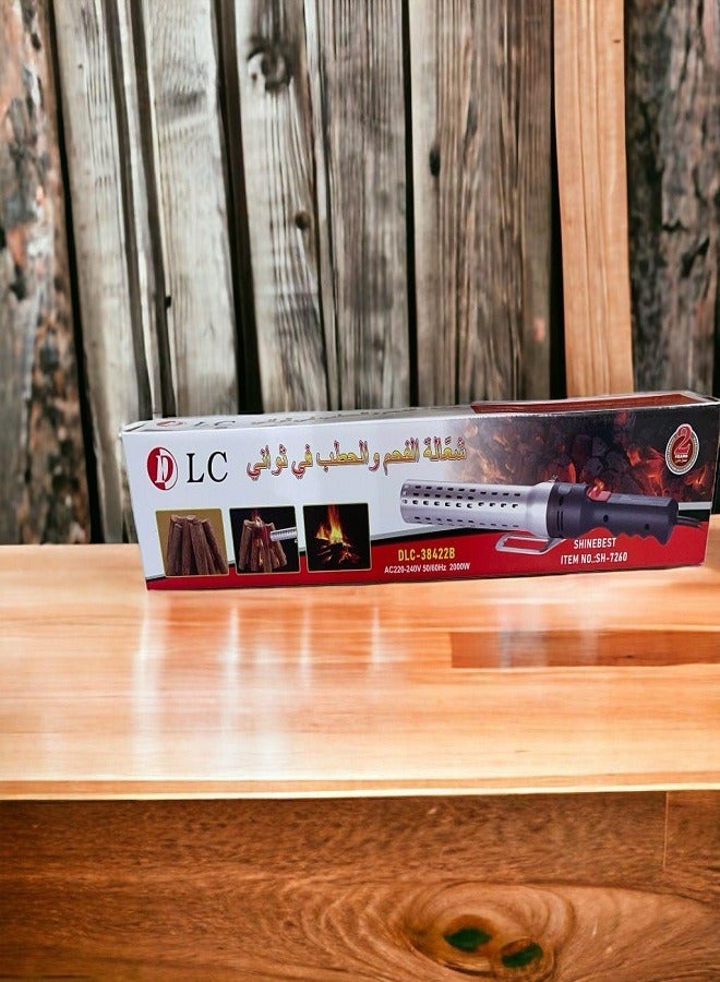 DLC 2000 watt electric charcoal and firewood burner - Image 3