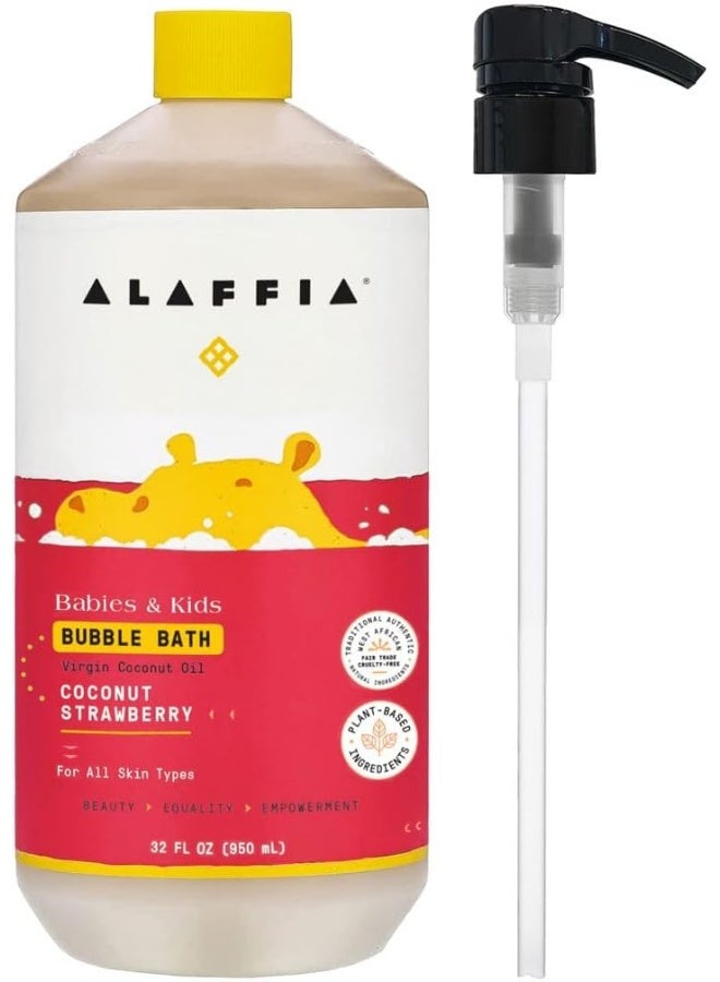 Alaffia Alaffia - Bubble Bath With Coconut & Hibiscus For Babies Kids - Image 1
