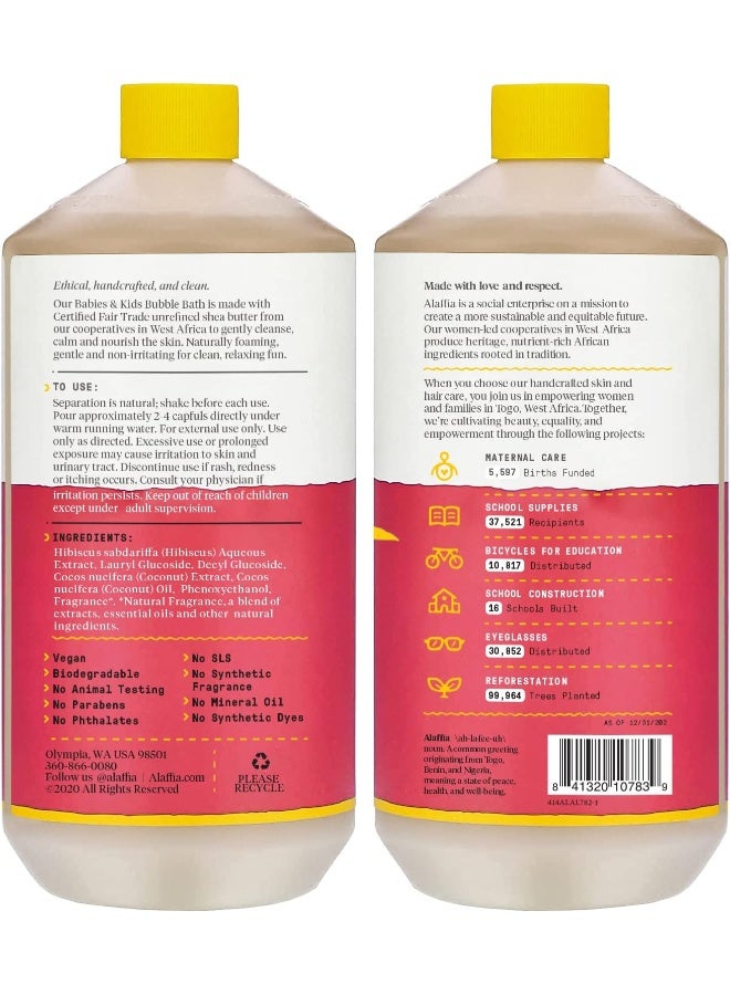 Alaffia Alaffia - Bubble Bath With Coconut & Hibiscus For Babies Kids - Image 2