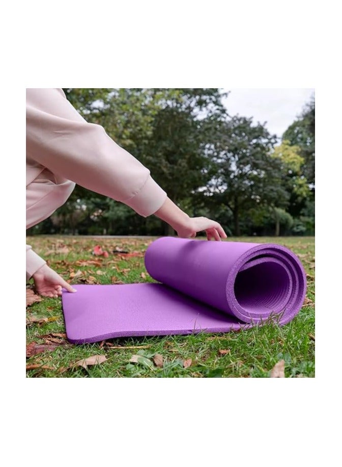 Generic Premium Yoga Mat Extra Thick 15mm - High Density Non-Slip Exercise Mat for Yoga, Pilates, Home & Gym Workouts  - Image 4