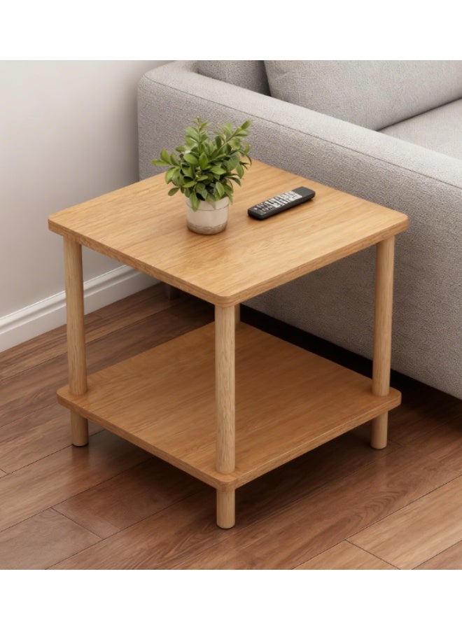 ميكسد طاولة قهوة مكتبية، طاولة مستطيلة ذات مستويين، طاولة تخزين مقاومة للماء، طاولة أريكة على الطراز الحديث لغرفة المعيشة وغرفة النوم، تحمل حمولة صلبة - Image 2