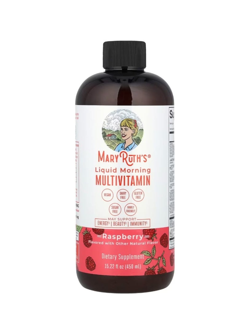 ماري روث فيتامينات متعددة سائلة صباحية بنكهة التوت 15.22 أونصة سائلة (450 مل) - Image 1