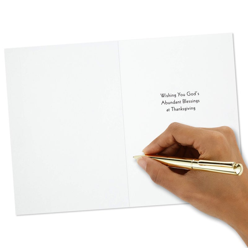 Hallmark Dayspring Pack of Religious Thanksgiving Cards  Give Thanks (10 Cards with Envelopes)  799THJ1069 - Image 5