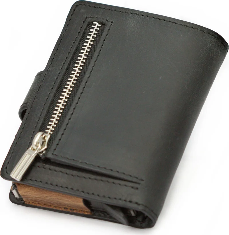 ابيس Card Holder Wallet , Luxury Leather (Crazy) Mechanism Card Holder Wallet