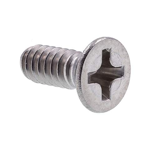 Prime-Line براغي ماكينة Prime-Line 9000496، رأس مسطح، قيادة فيليبس، #6-32 × 3/8 بوصة، درجة 18-8 (25 عبوة) - Image 5