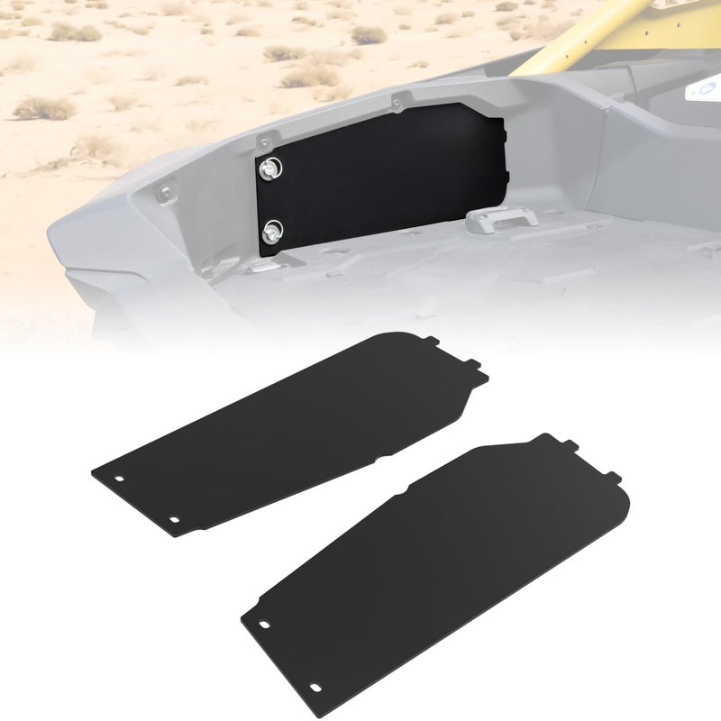 SLORIMOD Aluminum Bed Side Doors Panels for CanAm Maverick R MAX X RS 20242025 Accessories Rear Bed Storage Guards Box Side Door Cover Panels Replace 715009154 - Image 2