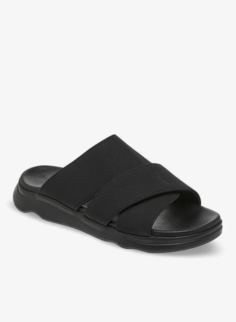 Le Confort Men Cross Strap Comfort Sandals