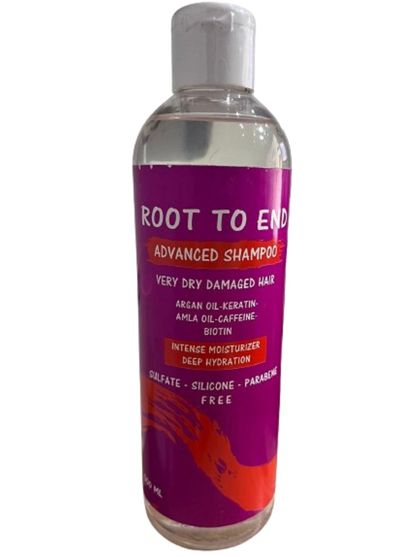 رووت تو إند شامبو للشعر الجاف والتالف - 500 مل - Image 2