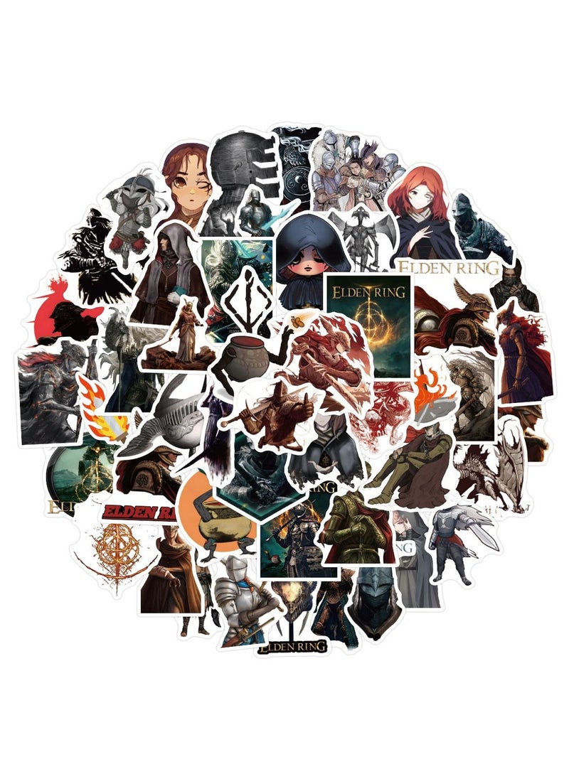 General 50-Piece Elden Ring Cute Vinyl Waterproof Sticker  - Image 1