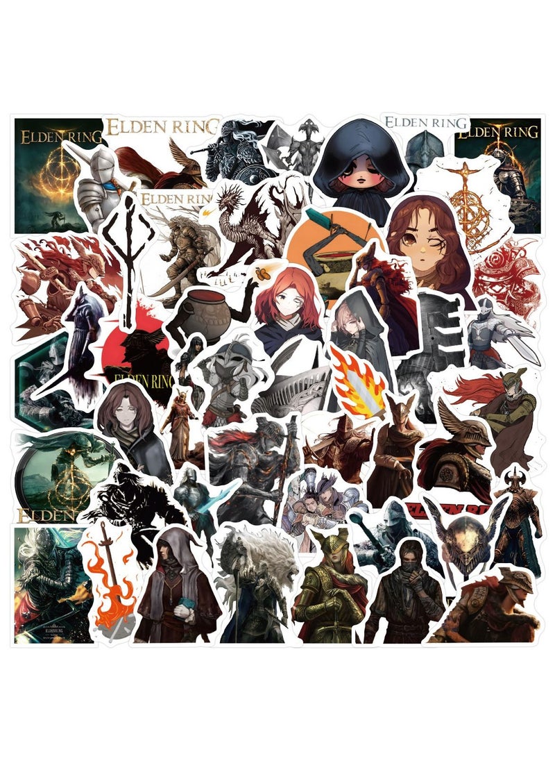 General 50-Piece Elden Ring Cute Vinyl Waterproof Sticker  - Image 2