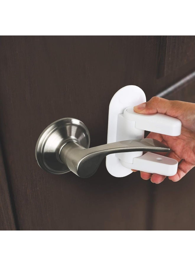 Tuut Door Lever Lock (6 Pack) Child Proof Doors & Handles, 3M Adhesive - Child Safety - Image 2
