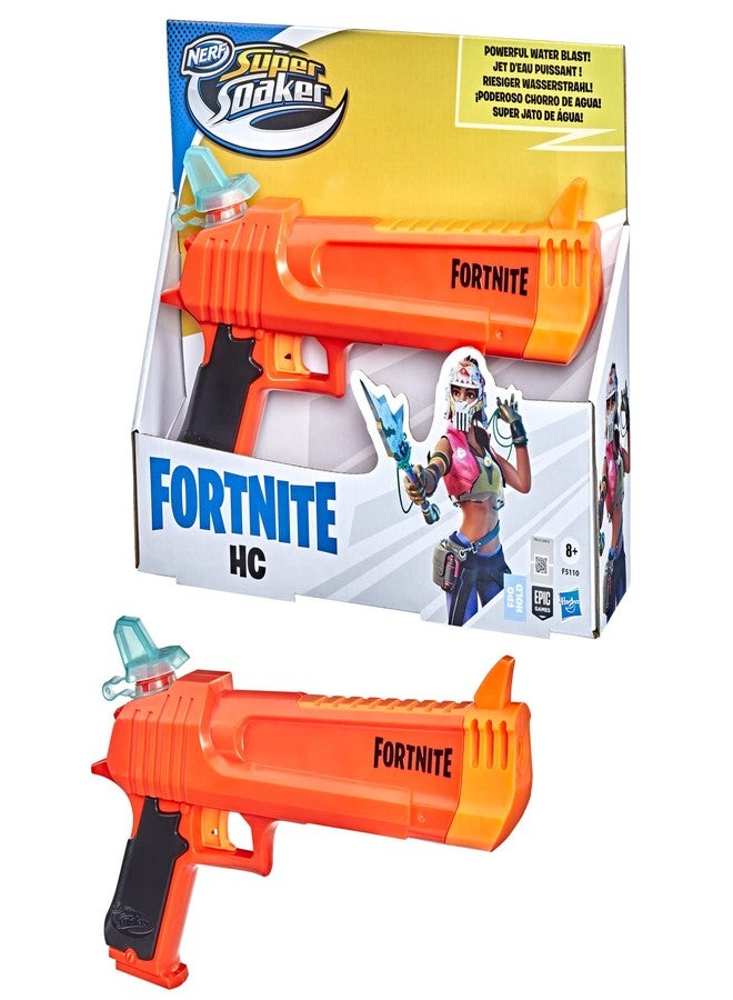 SUPER SOAKER Nerf Super Soaker Fortnite HC Water Blaster, Powerful Water Blast, Trigger Pull, Outdoor Summer Water Battles for Teens, Adults - Image 2