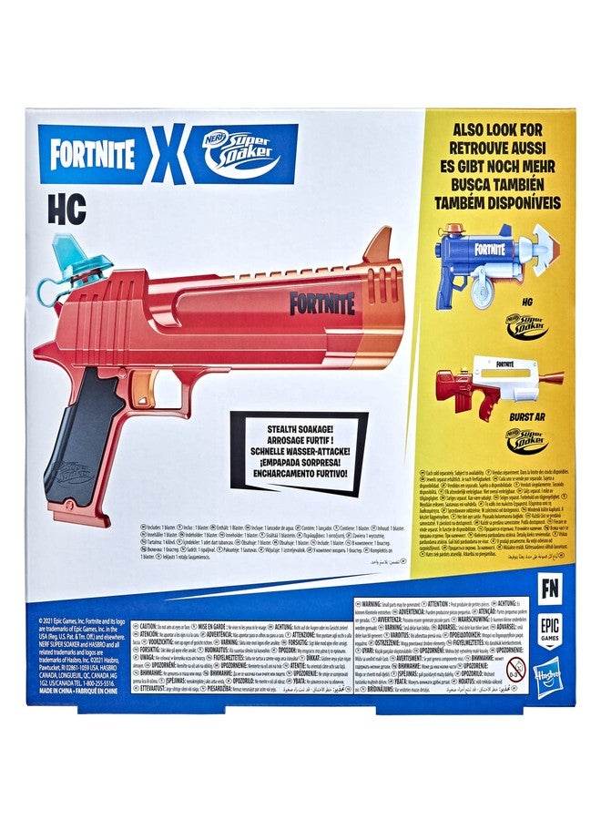 SUPER SOAKER Nerf Super Soaker Fortnite HC Water Blaster, Powerful Water Blast, Trigger Pull, Outdoor Summer Water Battles for Teens, Adults - Image 4