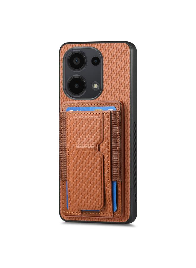 إيروريكس جراب هاتف Xiaomi Mi 11 مصنوع من ألياف الكربون قابل للطي وحقيبة بطاقات مرنة - Image 2