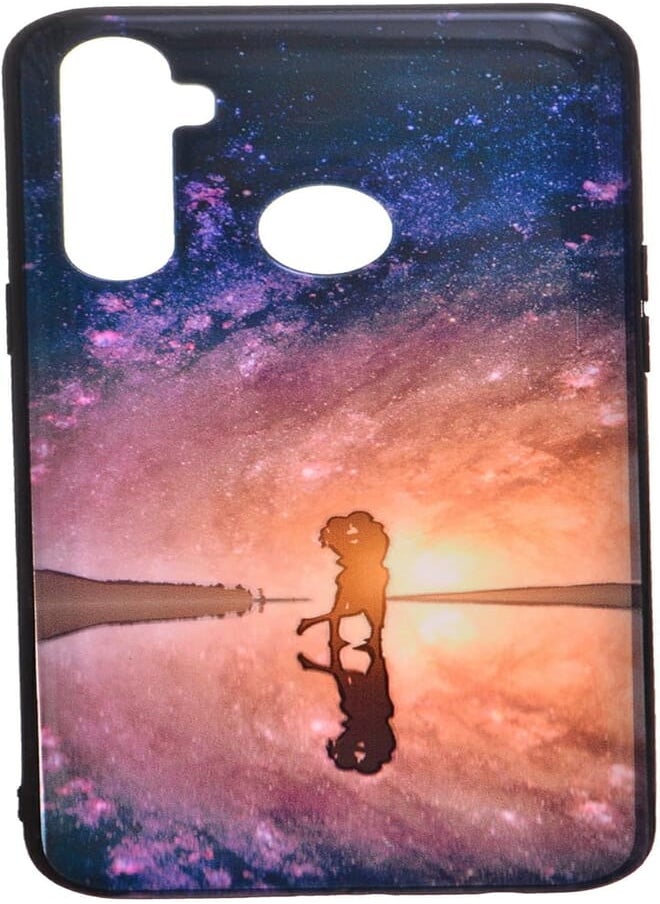 Generic - Lover Beach Printed TPU Back Cover For Realme 6I, Realme 5 - Multi Color - Image 1