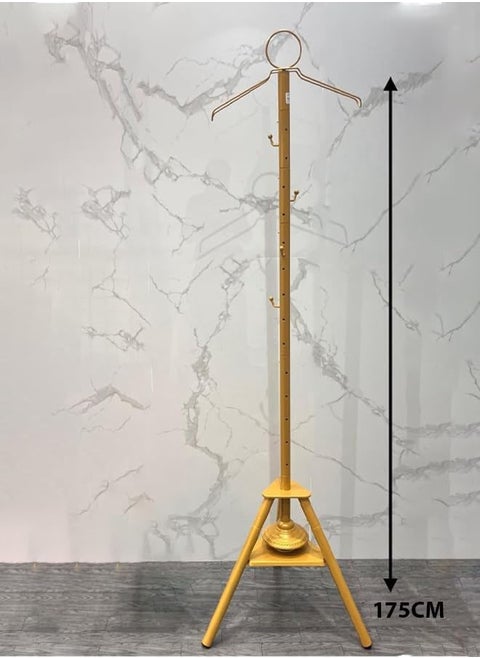 Incense burner and hanger with holes for steaming clothes and a multi-use hanger with an elegant 2-in-1 design, height 175 cm