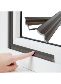 Sweet seven 197 Inch/5M Window Weather Stripping Door Seal Strip Draft Stoppers for Bottom of Doors Self-Adhesive Weather Stripping Window Insulation for Winter Soundproof Anti-Collision  - Image 1