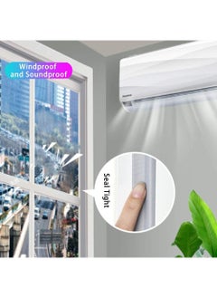 Sweet seven 197 Inch/5M Window Weather Stripping Door Seal Strip Draft Stoppers for Bottom of Doors Self-Adhesive Weather Stripping Window Insulation for Winter Soundproof Anti-Collision  - Image 2