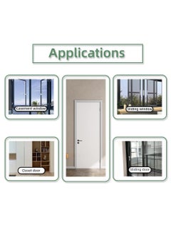 Sweet seven 197 Inch/5M Window Weather Stripping Door Seal Strip Draft Stoppers for Bottom of Doors Self-Adhesive Weather Stripping Window Insulation for Winter Soundproof Anti-Collision  - Image 5