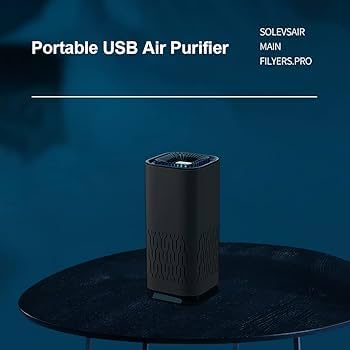 Digital ShoppyCar Air Purifier Portable Negative Ion Generator Remove Formaldehyde Dust Smoke Air Freshen Washer For Home Car (BLACK) - Image 5