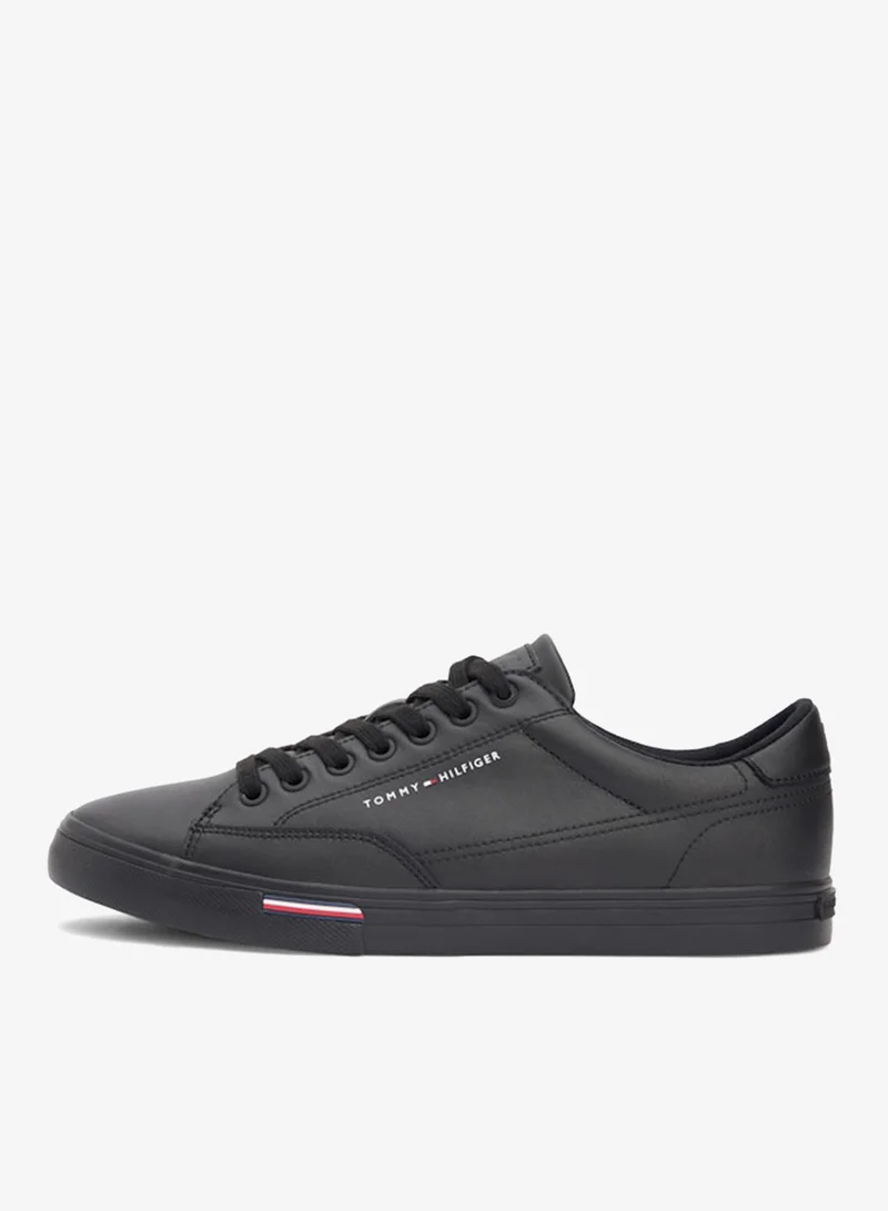 TOMMY HILFIGER Signature Midsole Lace-Up Trainers With Leather